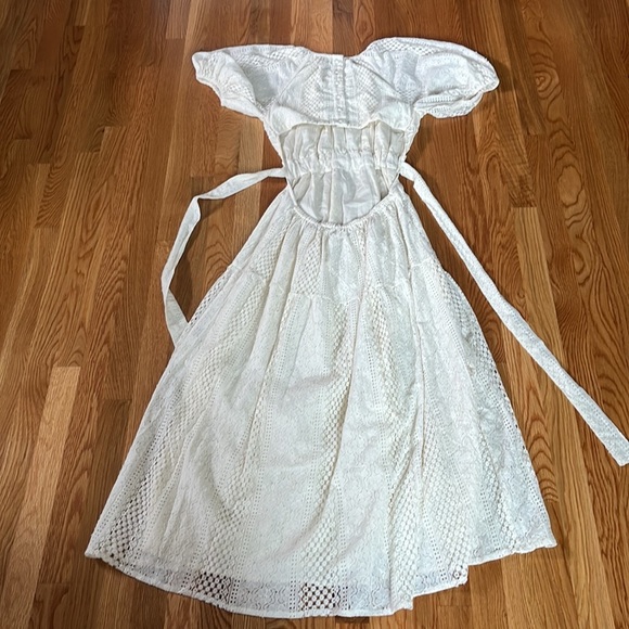 NWT Anthropologie Verb Agneza Lace Dress By Pallavi Singhee Sz 6 - Picture 12 of 16